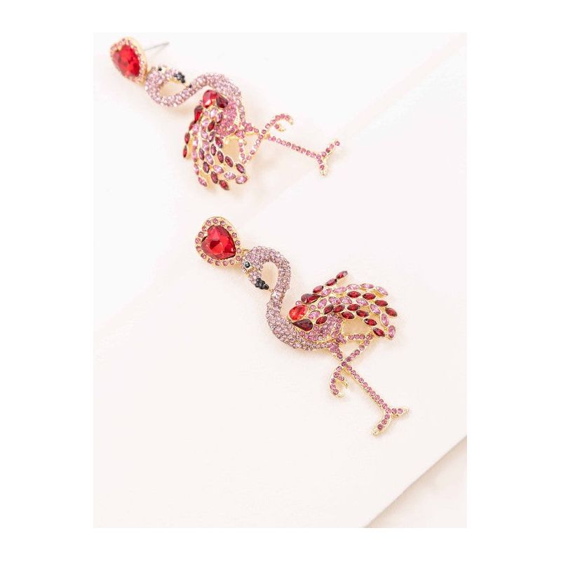 PINK FLAMINGO EARRINGS