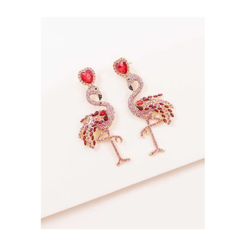 PINK FLAMINGO EARRINGS