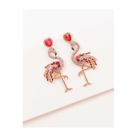 PINK FLAMINGO EARRINGS