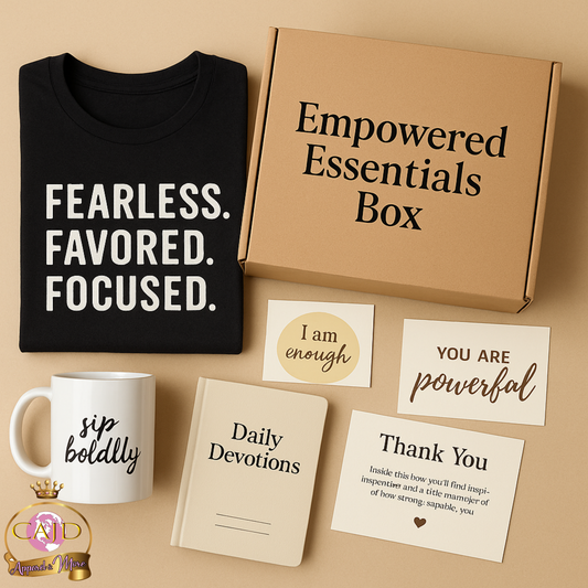 Empowered Essentials Box - Confidence You Can Sip, Write, and Wear.